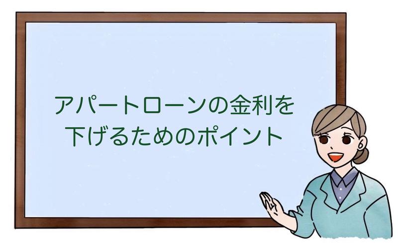 アパートローンの金利を下げるためのポイント